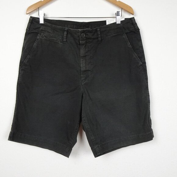 American Eagle Next Level Flex Gray Chino Shorts Men’s Size 36 Preppy New - Picture 1 of 8
